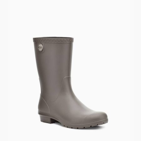 UGG Sienna Matte - Gummistøvler Dame - Dyp Grå (NO-B313)